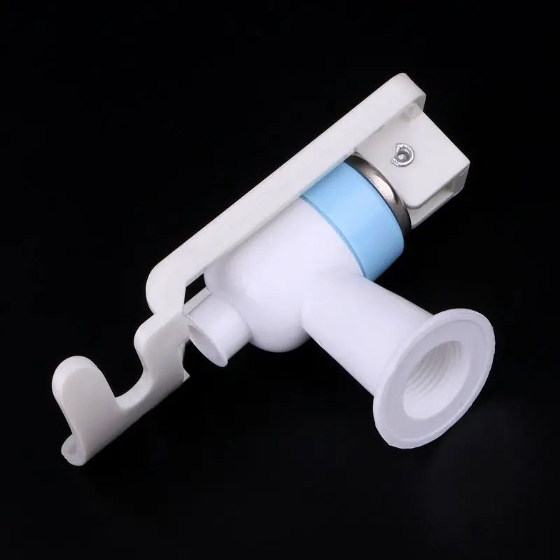 Water Dispenser Replacement Push Type White Plastic Tap Faucet 2 Pcs M2EE