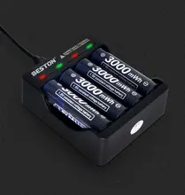 Rechargeable AA Lithium Battery 1.5V 3000mWh #6