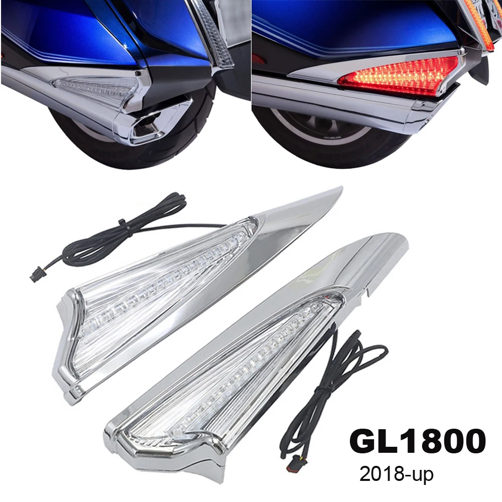 

Saddlebag Lights For Honda Gold Wing GL 1800 GL1800 F6B 2018 2019 2020 2021 Motorcycle Saddlebag Accent Swoop LED Light Case