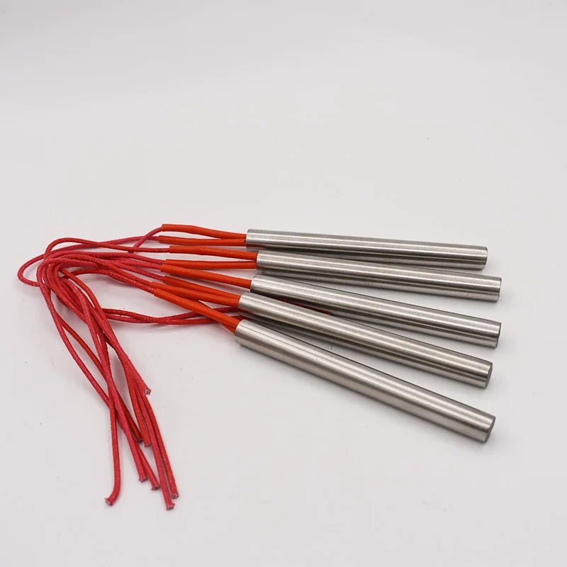 Stainless Steel 12x50mm Cartridge Heater 12mm Tube Dia. 24V/36V/110V/220V/380V 150W Electric Heater Element