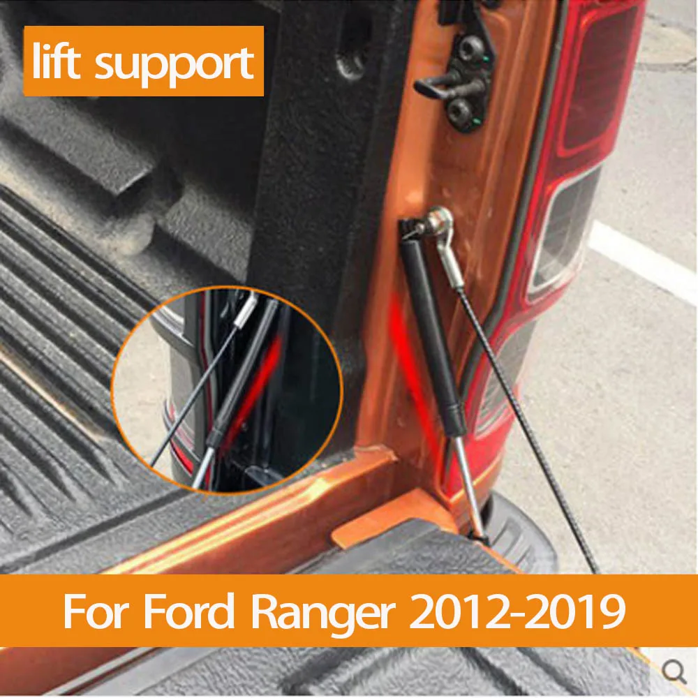 Lift Support for Ford Ranger Mazda BT50 2012-2019 4x4 Pickup Stainless Rear Tailgate Slow Down Gas Struts Shock Absorber Dampers