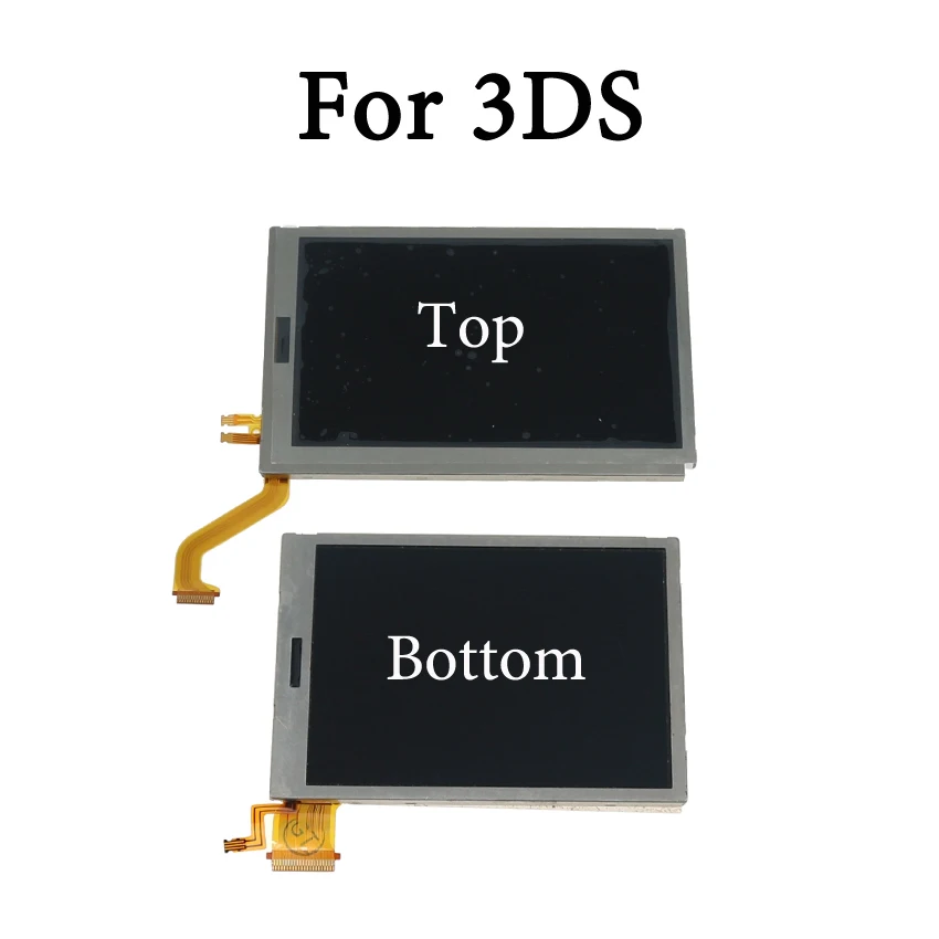 New Top Bottom & Upper Lower LCD Screen Display Replacement Parts For Nintend DS Lite / NDS / NDSL / NDSi / New 3DS LL XL