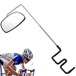 Bike Mirror 360 Degree Adjustable Wide Angle Bicycle Rear View Flat Mirror for Helmet Eyeglass Safety Cycling Bike Accessories