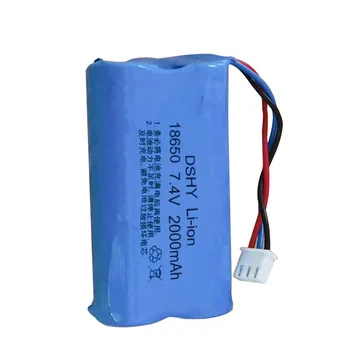 18650 7.4 v bateria 7.4 V 2000 mAH li-po Batery 2S 20C 18650 bateria do zabawek dla RC car dron helikopter model 7.4 V 2000 mAH