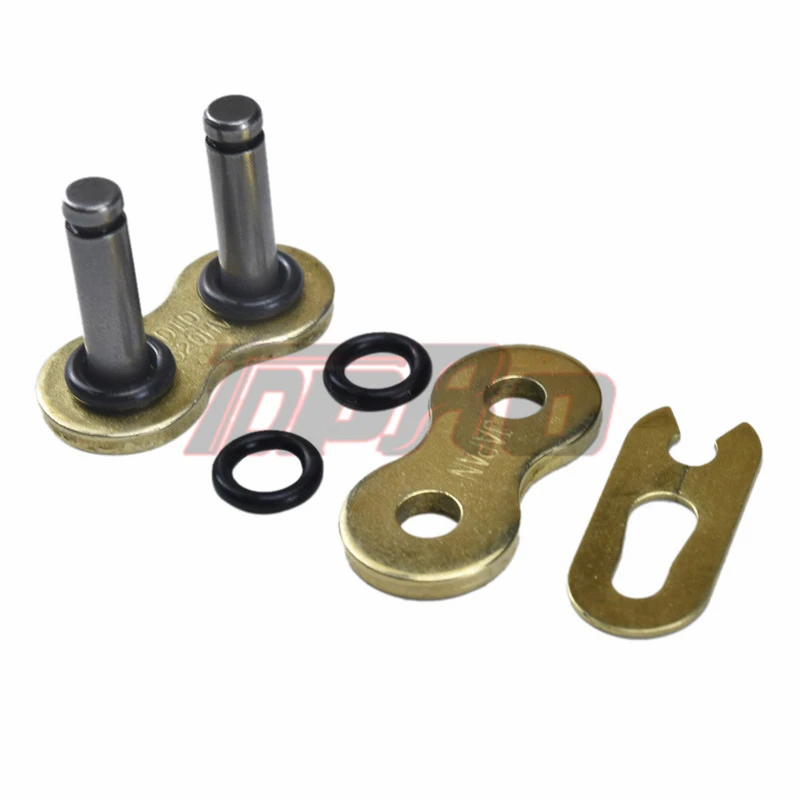 Cadena De Moto Más Fuerte: Eslabón Suave Dorado VMP 520 Con Junta Tórica (Remache O Rosca)