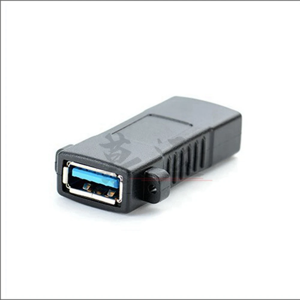 

USB 3.0 Female to Female Extension Exteder Coupler Adapter with Panel Mount Holes connector
