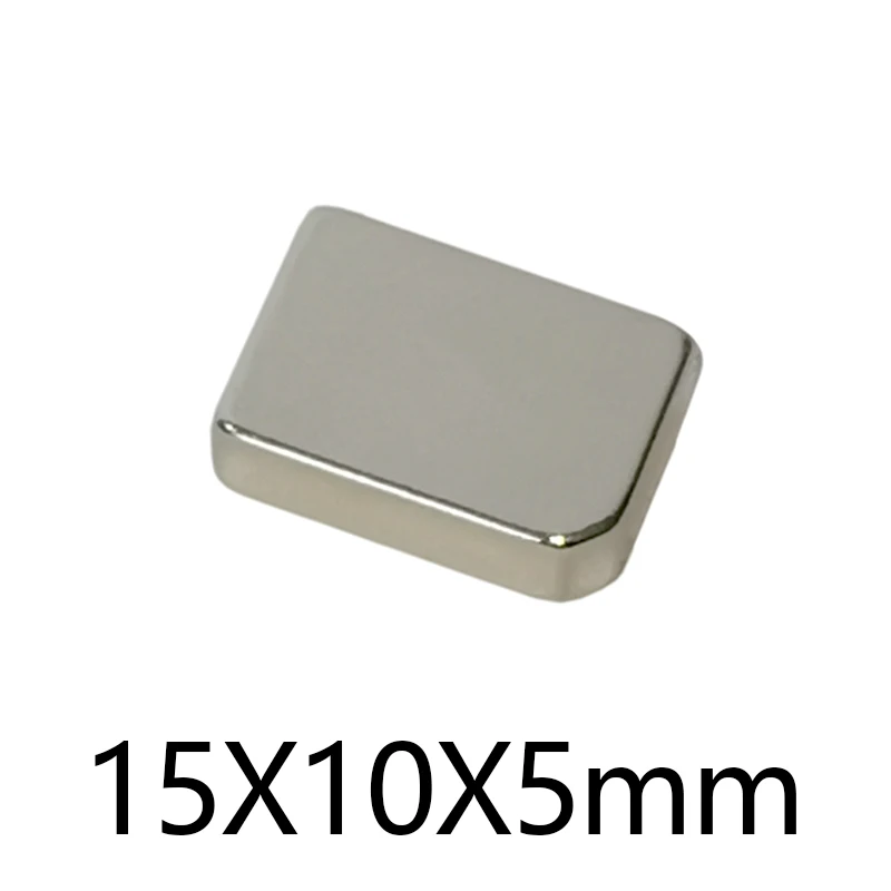 15x10x5 mm square Fridge Magnets N35 Neodymium magnetic 15*10*5 mm block rare earth Magnet NdFeB Powerful 15*10*5 mm