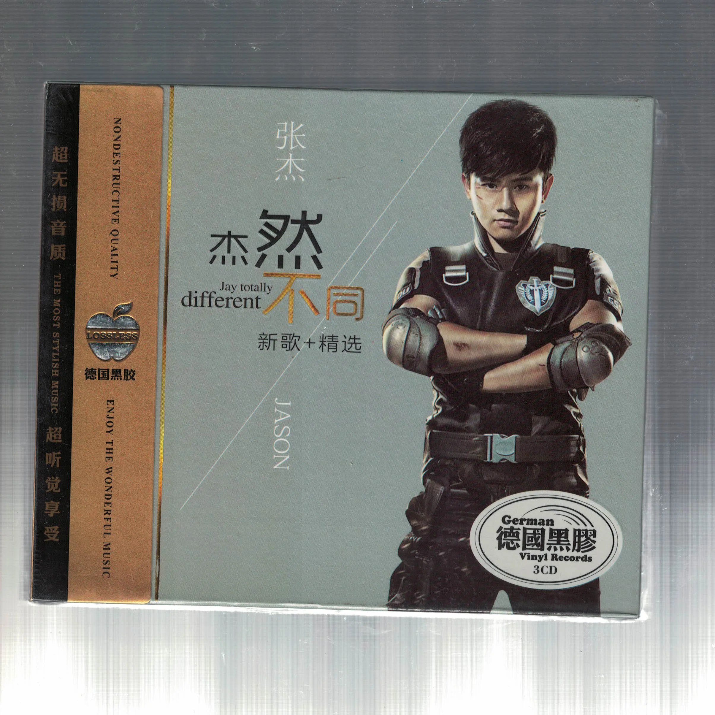 Zhang Jie Jason Zhang Music Album Collection Record 12cm Vinyl Records 3 CD Disc China Male Singer Album Popular Song Book Disc