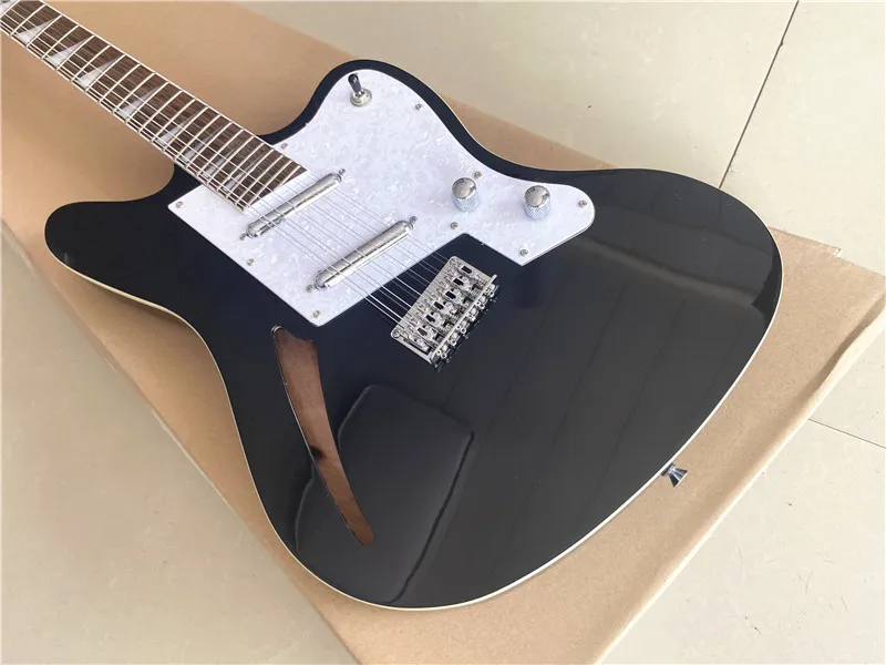 Custom edition Black light 12 string electric guitar lipstick pickup white pearl guard free shipping