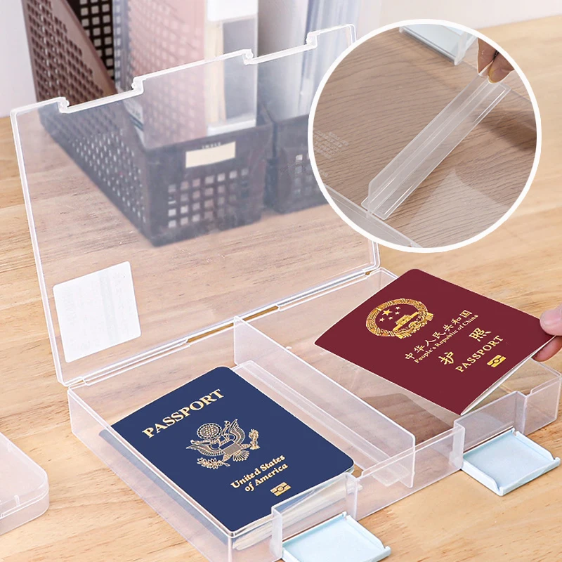 A4 Transparent File Folder Large Capacity Paper Data Book File Organizer Portfolio Office Stationery Storage Home Oragnise