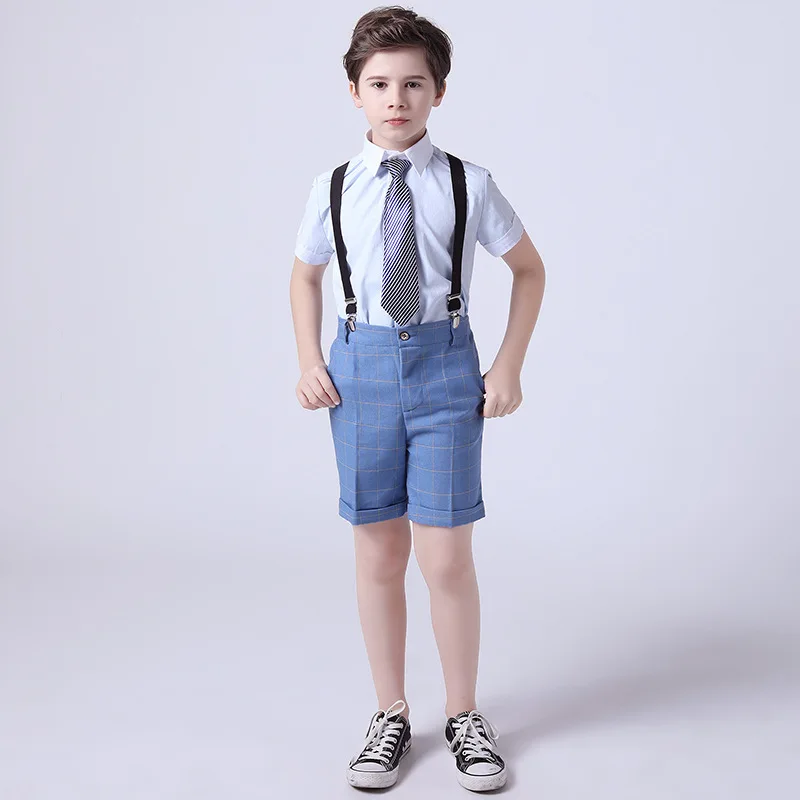 Teenager boys wedding suits England Style gentle boys formal tuxedos suit kids clothing set blazer party suit school uniform