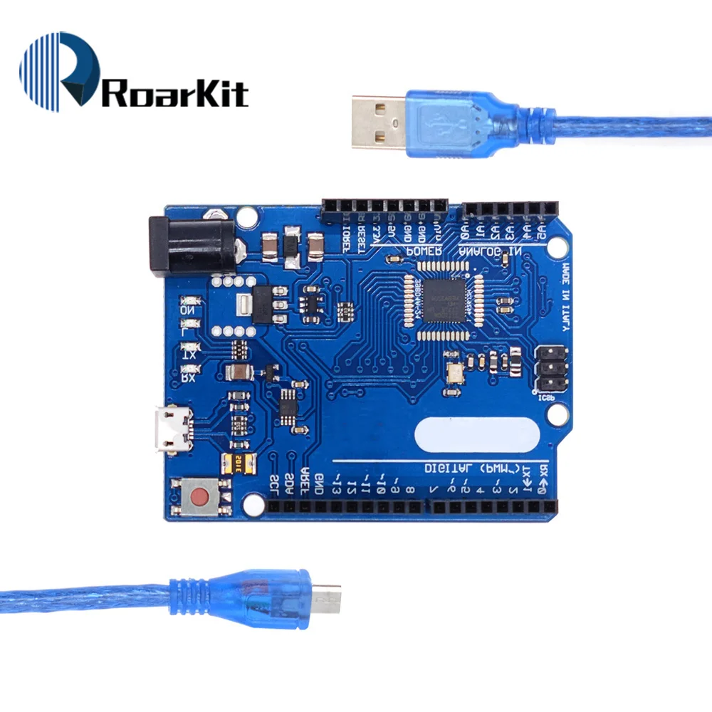 Leonardo R3 Microcontroller Atmega32u4 Development Board With USB Cable Compatible For Arduino DIY Starter Kit