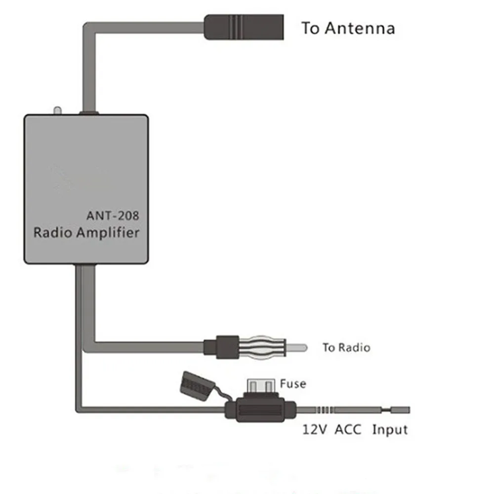 DAB + FM Auto Stereo Antenne Antenne Splitter Kabel Adapter 12V Radio Signal Verstärker Antenne Signal Booster FM/AM Auto Zubehör – Detail 13