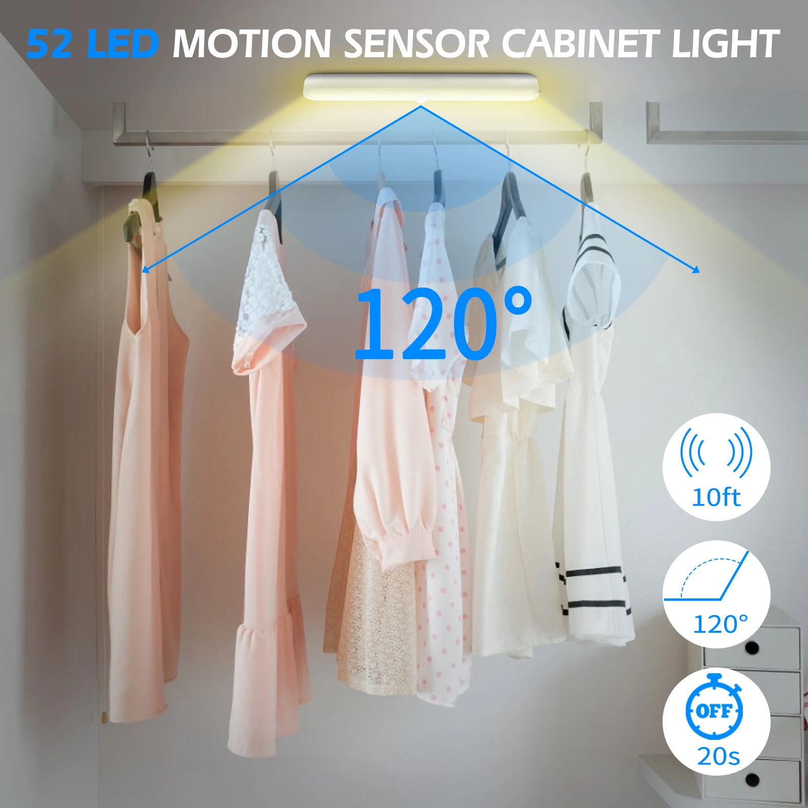 Night Light With Motion Sensor Light LED Night Lamp USB Rechargeable Nightlight Child For Bedroom Kitchen Backlight For Cabinets