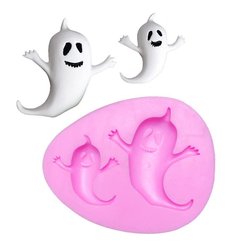 Two Ghost Fondant Tools Cake Decorating Silicone Mold For Baking Of Kitchen Accessories Cooking Bakery Pastry Mug