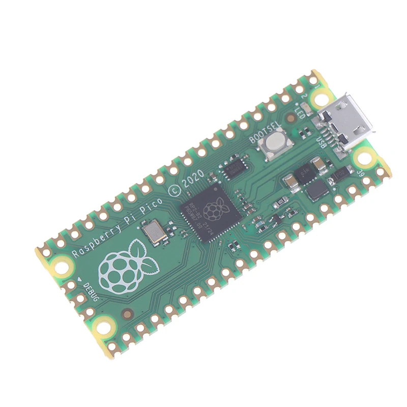 Placa de desarrollo Raspberry Pi Pico, placa de microcontrolador de bajo costo y alto rendimiento, Cortex-M0 + procesador ARM RP2040 de doble núcleo