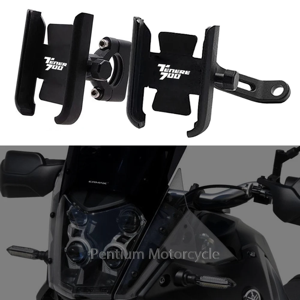 Motorcycle Mobile Phone Holder Handlebar GPS Stand Navigation Bracket For YAMAHA TENERE700 Tenere 700 XTZ690 XTZ700