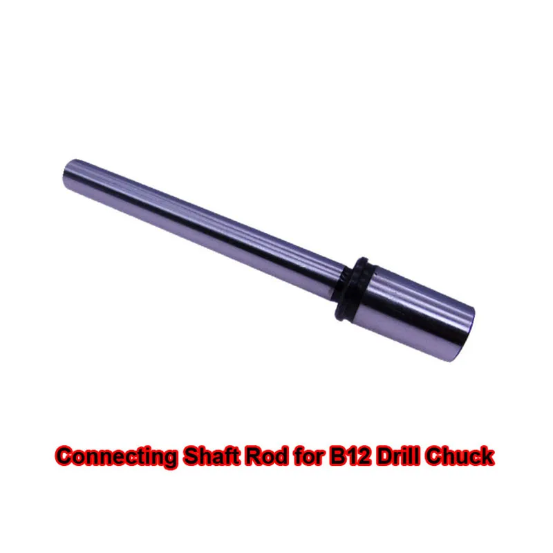 Long Connecting Shaft Rod Morse Drill Chuck Shank Rod For JTO B10 B12 B16 Drill Chuck