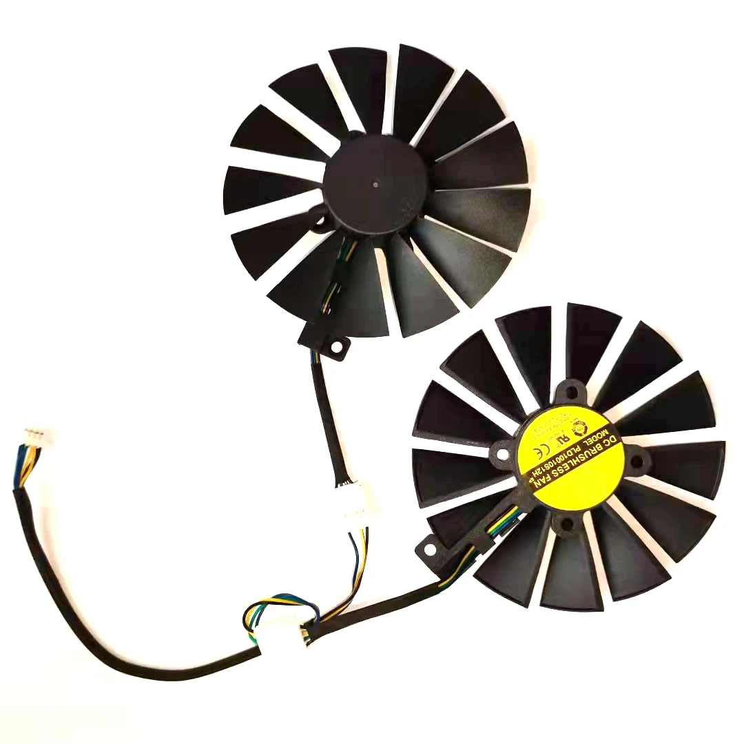 2 шт./Лот Новый PLD10010S12H T129215SM 95 мм 4pin для ASUS STRIX RX470 RX570 RX580 GTX1050 1050Ti вентилятор графической карты