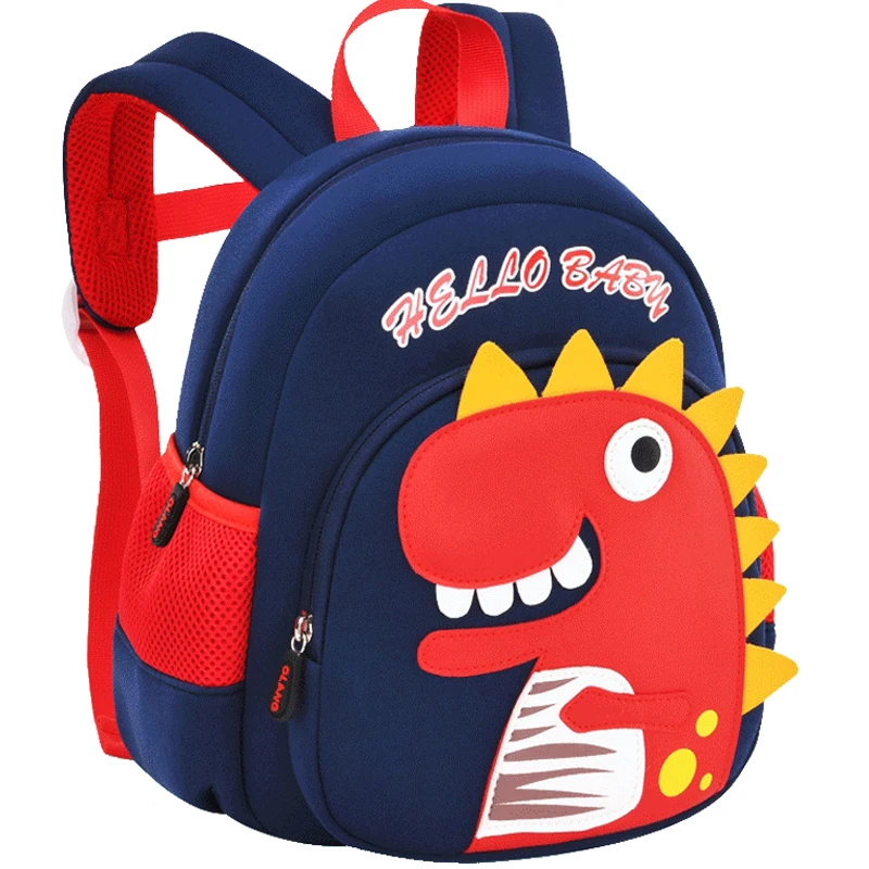 Children Bag 3D Cute Cartoon Dinosaur Kids Bags Kindergarten Preschool Backpack for Boys Girls Baby School Bags 3-4-6 Years Old