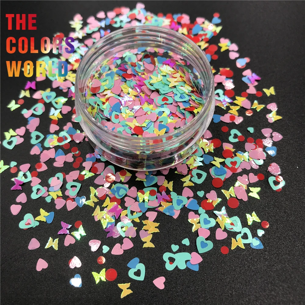 

TCT-417 Mix Color Mix Shape Nail Glitter Nail Art Decoration Body Art Tumbler Crafts DIY Handwork Accessories Festival Supplier