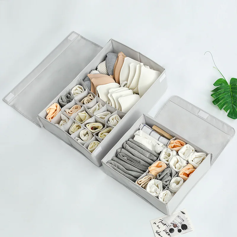 Storage Boxes for Underwear, Cabinet Organizers, Wardrobe Closet, Home Organization, Drawer Divider, Dormitory, Save Space