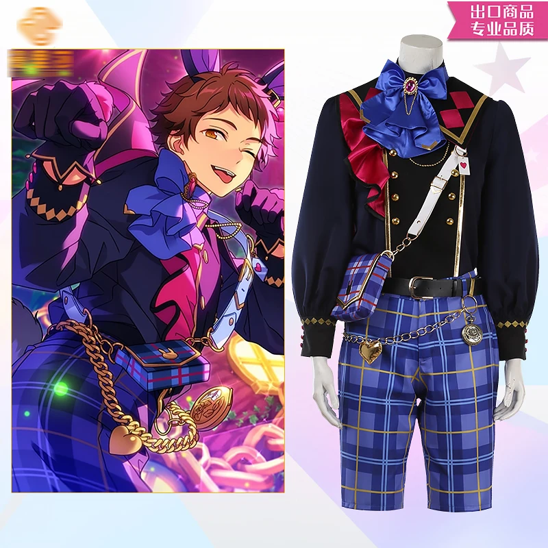 Anime Ensemble Stars Black rabbit Nazuna Tomoya  Hajime All members suit Tenma Mitsuru cosplay customize costume H