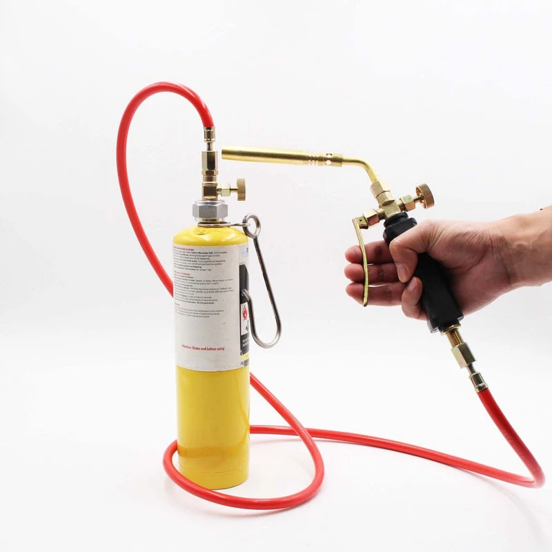 Brazing Welding Hose Torch MAPP Propane Soldering Torch with 1.6M Hose
