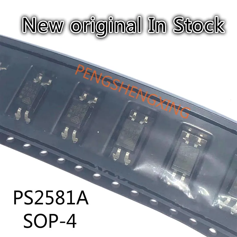10ピース/ロットPS2581AL2-E3-A 2581A R2581A SOP4光電カップリングチップ