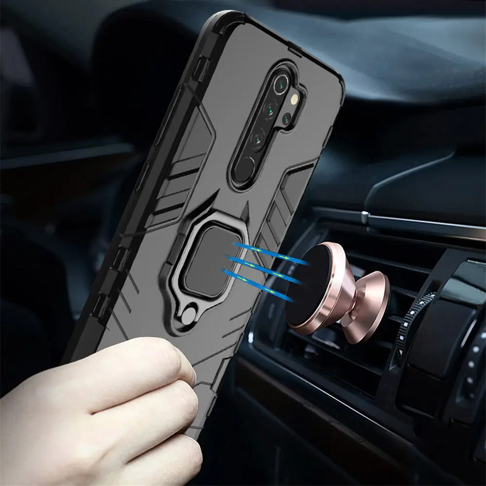 4 In 1 Shockproof Case For Xiaomi Redmi 5 Plus Case Note 5 Pro 6 7 4X F1 Case For Xiomi Xiaomi Redmi6 Magnetic Finger Holders