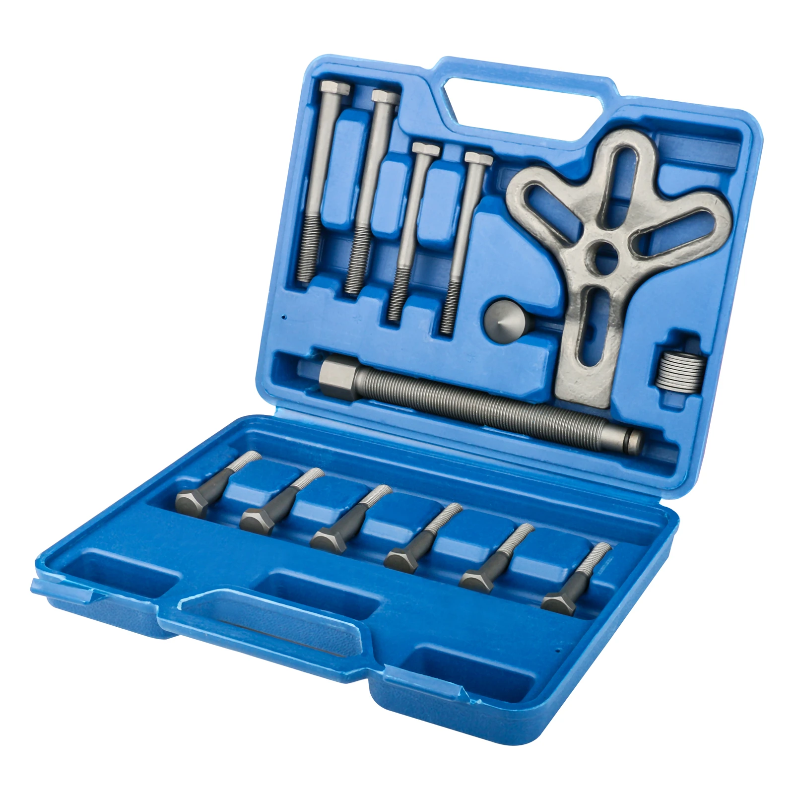 13pcs Automotive Steering Wheel Puller Removal Tool Set Harmonic Balancer Heavy Duty Crankshaft Disassembly GearRepair Tool