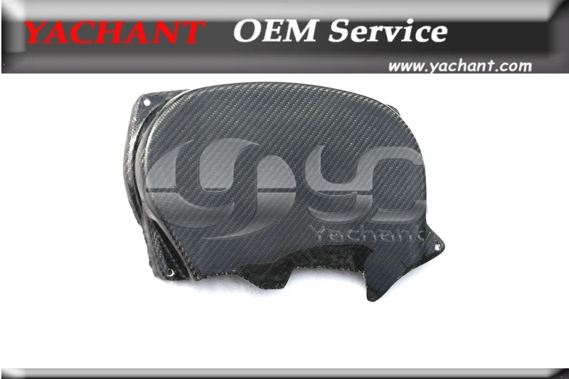 Shipped Carbon Fiber Trim Fit For 06-07 EVO 9 Cam & Engine Plug Cover 2units & 96-05 EVO 4-8 4G63 CT9A Engine Cam Cover 1unit