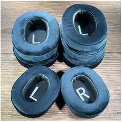 Almohadillas ovaladas de tela de terciopelo para auriculares AKG, HifiMan, ATH, Philips, ATH, M50X, HyperX, 110x90mm, 90x70mm, 100x80mm