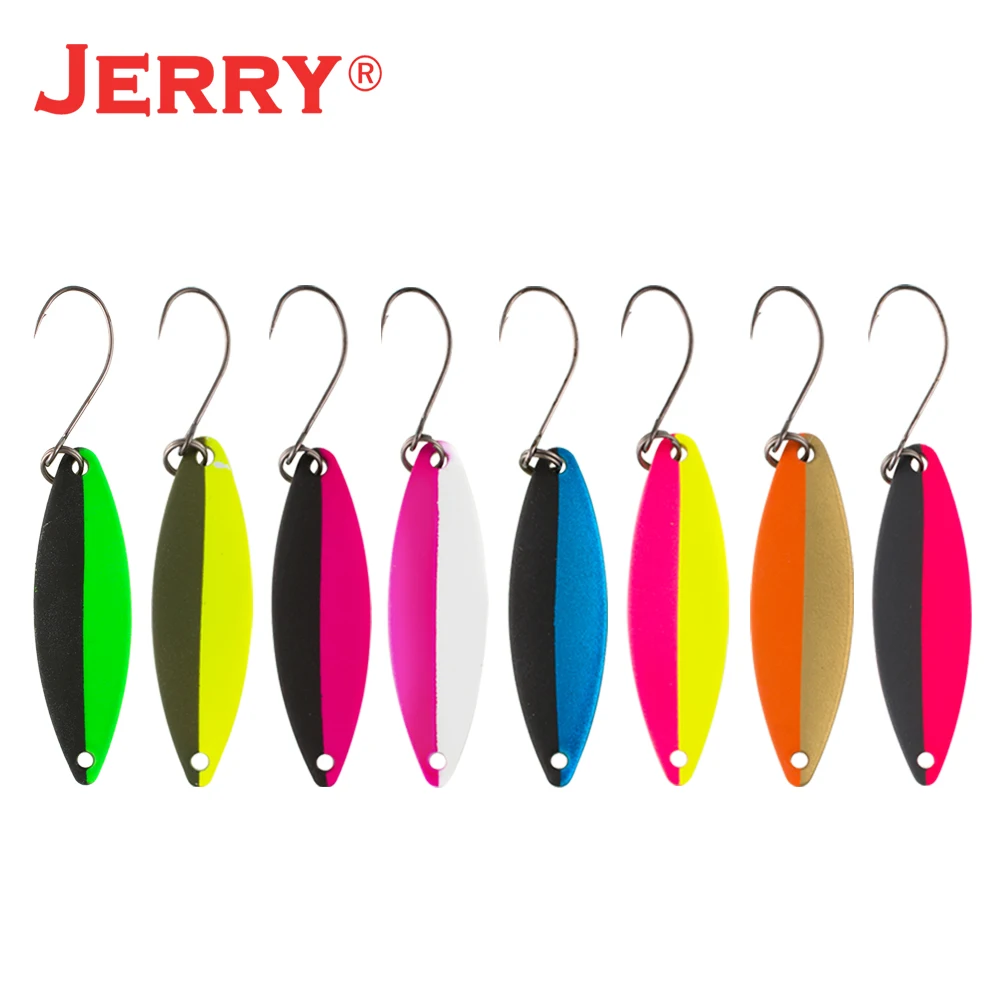 Cucharillas Micro Jerry Leo para Trucha – Latón Antioxidación - imagen 5