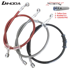 400mm - 1000mm Motorcycle Hydraulic Brake Hose Line Cable 10mm Banjo for Suzuki Kawasaki Yamaha honda Pipe Line Braided oil hose