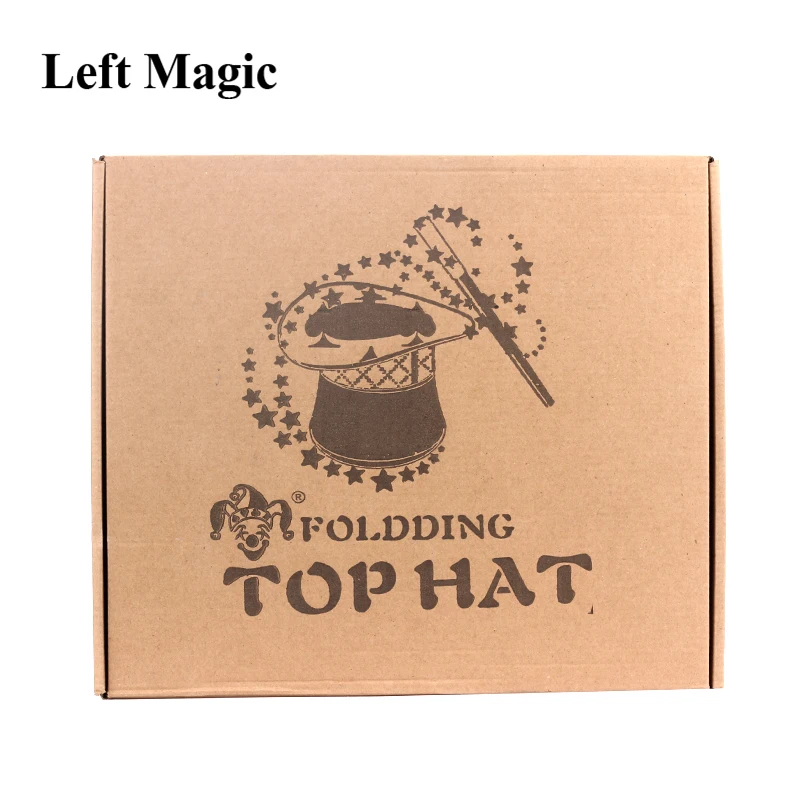 Magicians Top Hat With Hole Magic Tricks Stage Illusions Accessories Gimmick Prop Can Used with Cane to Table Base Magie Comedy