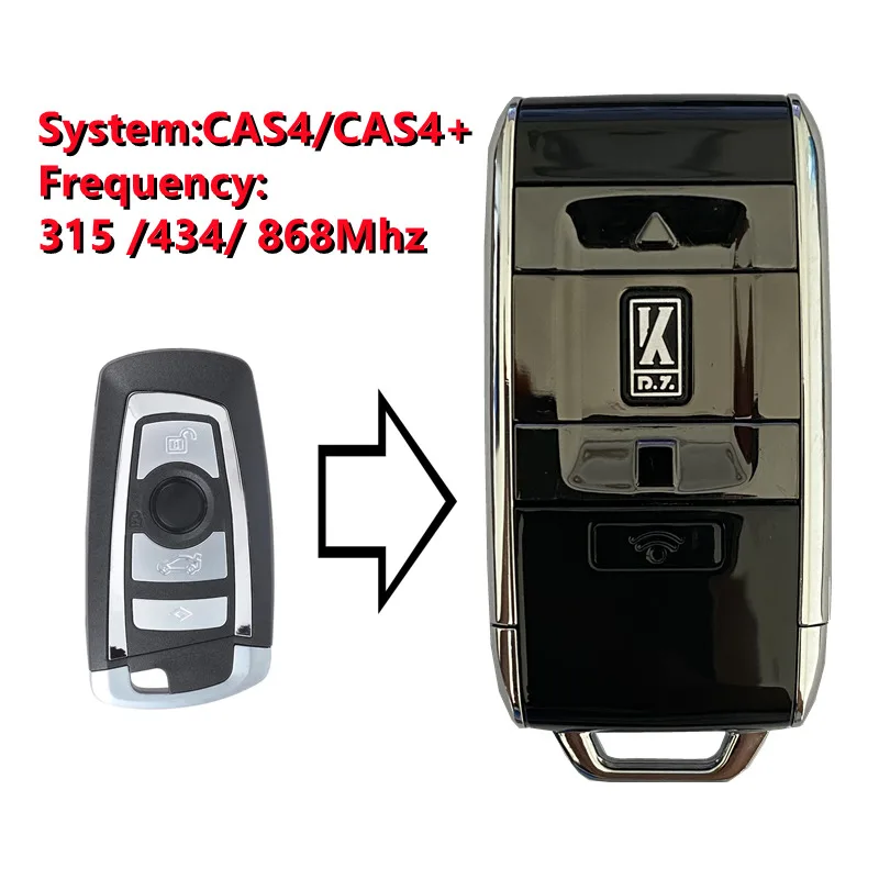 CN006097 315 /434MHz PCF7953 Chip CAS4+ BMW to Rolls Royce KR55WK49863 4 Button Remote Key Fob for BMW 1 2 3 4 5 6 7 Series X3