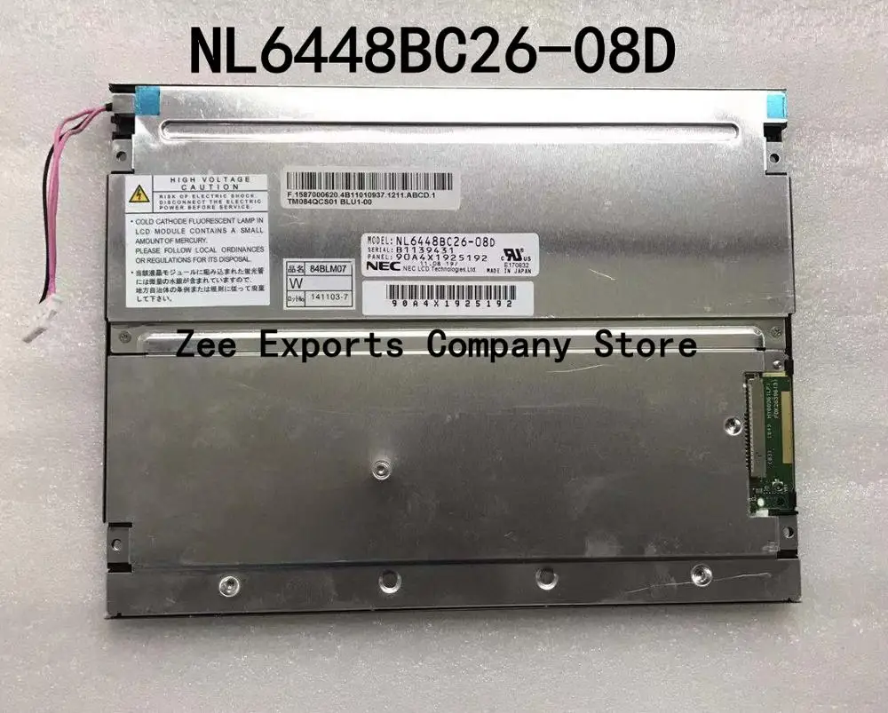 8.4 Inch LCD screen display panel NL6448BC26-08 NL6448BC26-08D  LVDS 640*480 100% tested Original