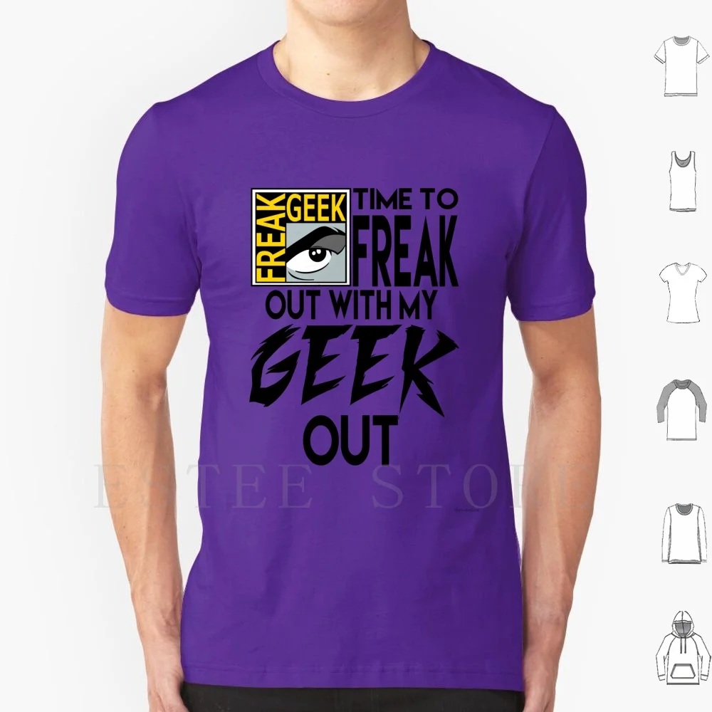 Comic-Con : Time To Freak Out With My Geek Out. T Shirt Cotton Men DIY Print Comic Con Convention Darkhorse Vs Bvs