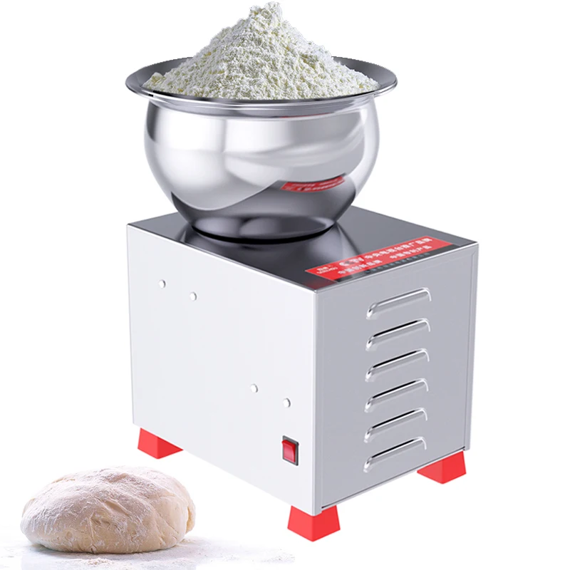 

220V Electric Dough Kneading Machine Stainless Steel Flour Mixers Food Minced Meat Stirring Pasta Mixing Maker