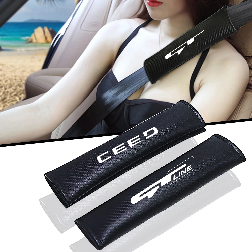 Car seat belt Protect the shoulders Car decoration car accessories interior decoration for kia ceed gt gtline