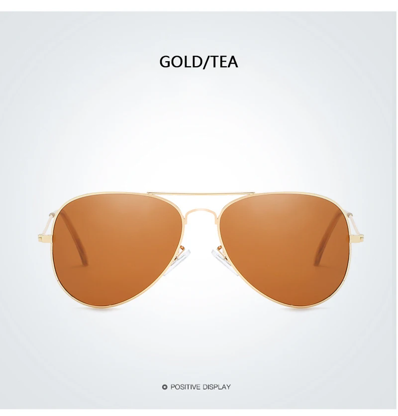Klassische Pilot Männer Sonnenbrille Polarisierte Vintage Metall Ray Sonnenbrille Frauen Spiegel Farben Fahren Männlich Shades UV400 – Detail 17