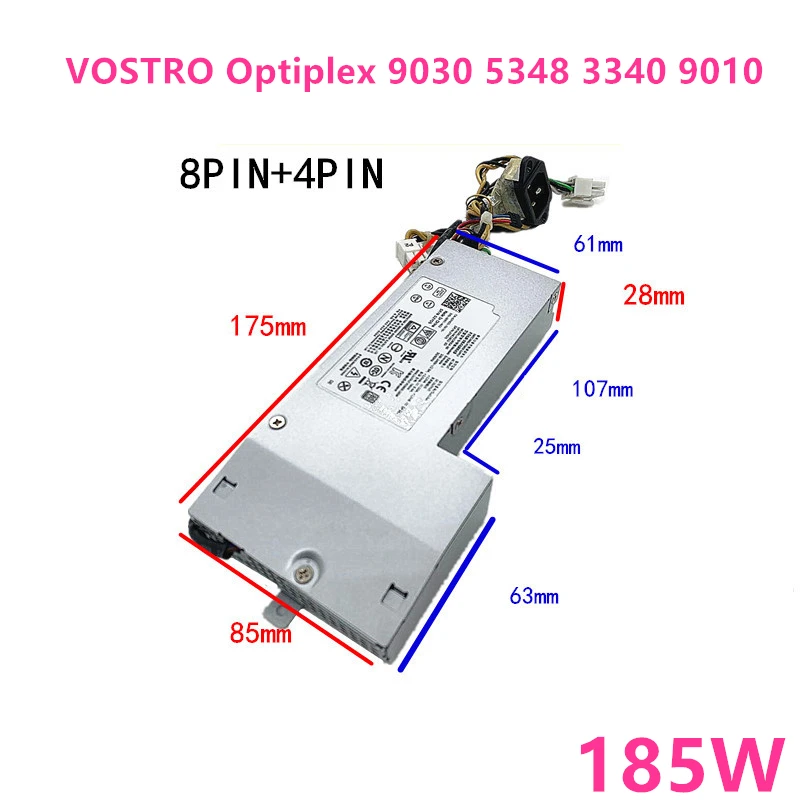 New Original PSU For Dell Optiplex 9030 5348 3340 9010 185W Power Supply B185EA-00 0N28RM HPXJG 467PC D6V04 H185EA-00 D185EA-00