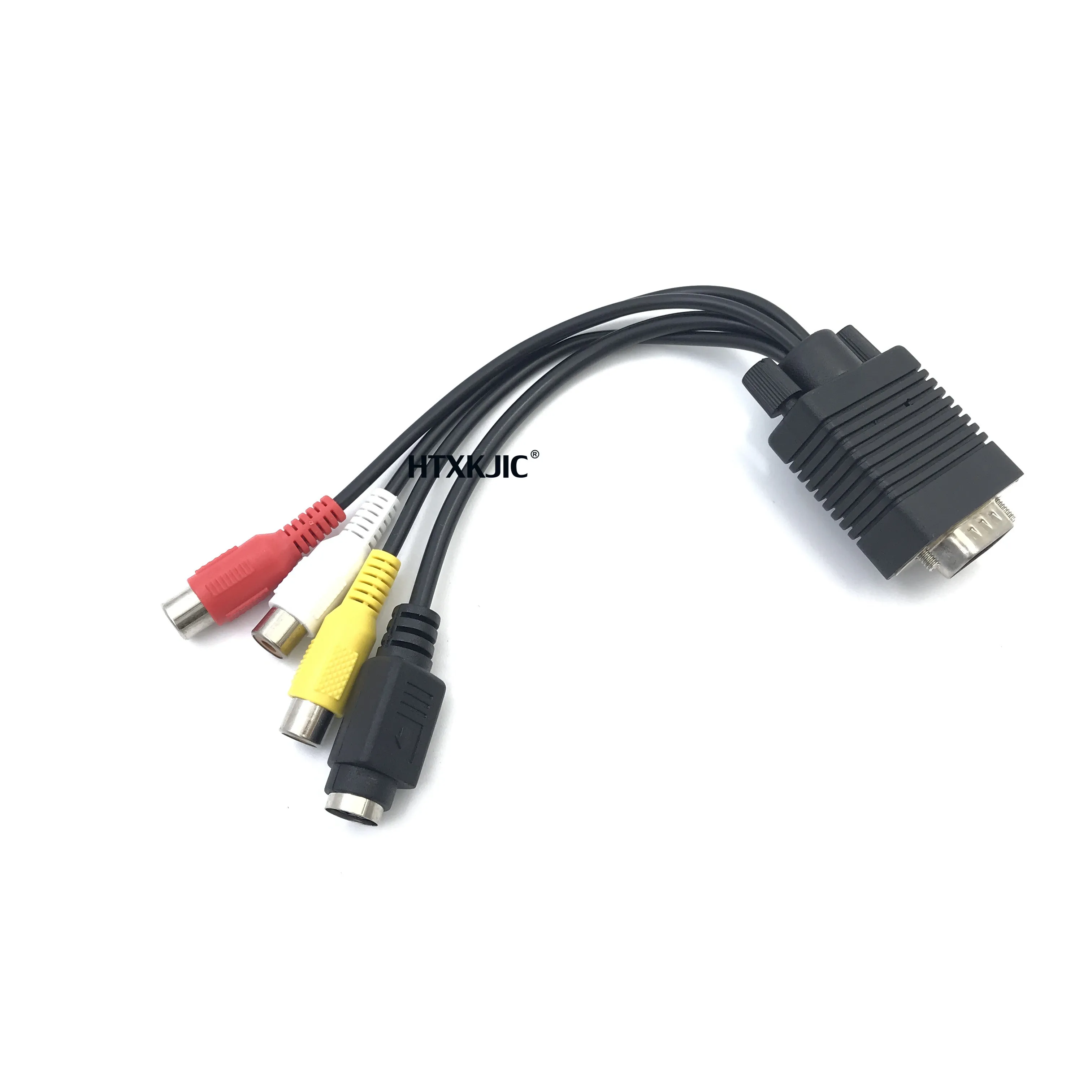 VGA SVGA to S-Video 3 RCA AV VGA to Video TV Out S-Video AV Adapter Converter PC Computer Laptop