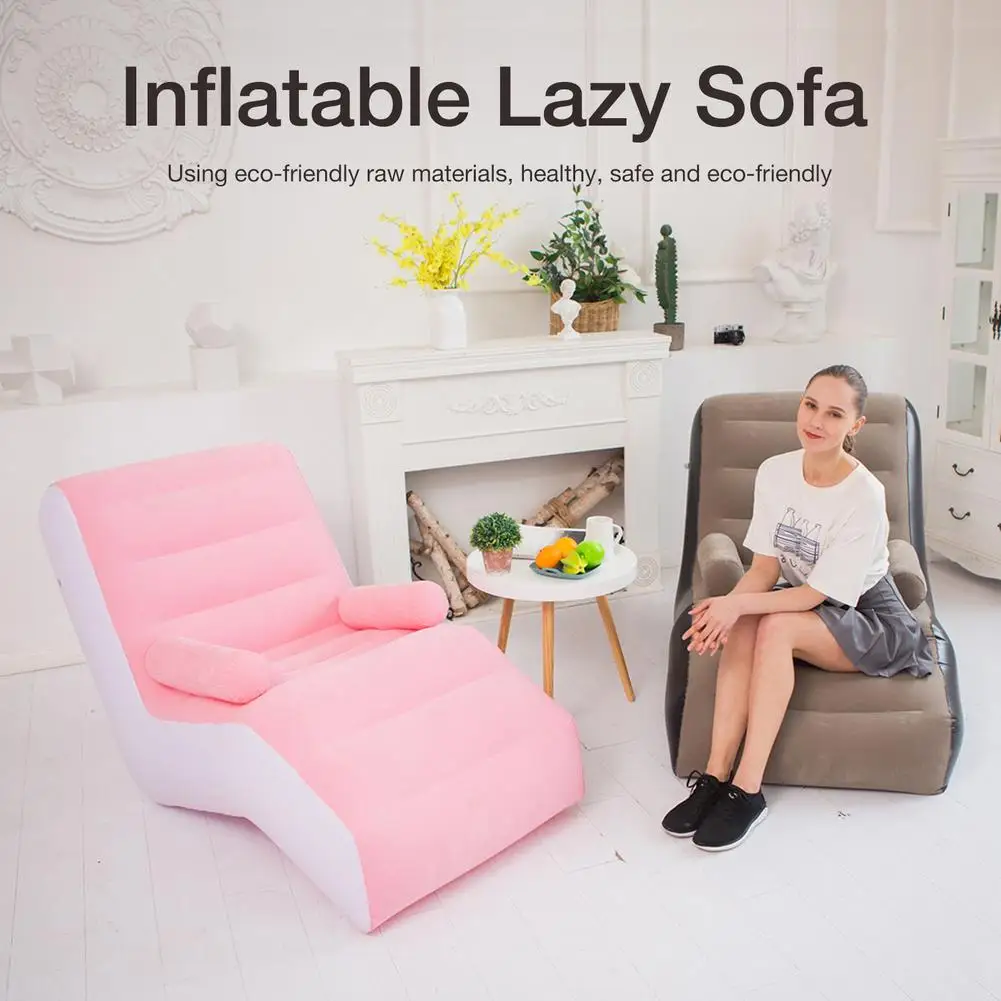 Leisure Iatable Lazy Sofa Portable S-Shaped Sofa Almofada Coussin Almofadas Cojin Chair Pillow Colchon Iable Camping Mat