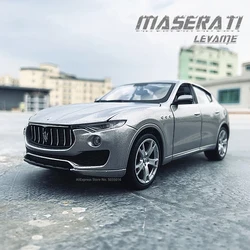 Bburago-modelo de coche de fundición a presión, juguete de simulación de aleación, decoración artesanal, 1:24, Maserati Levante SUV