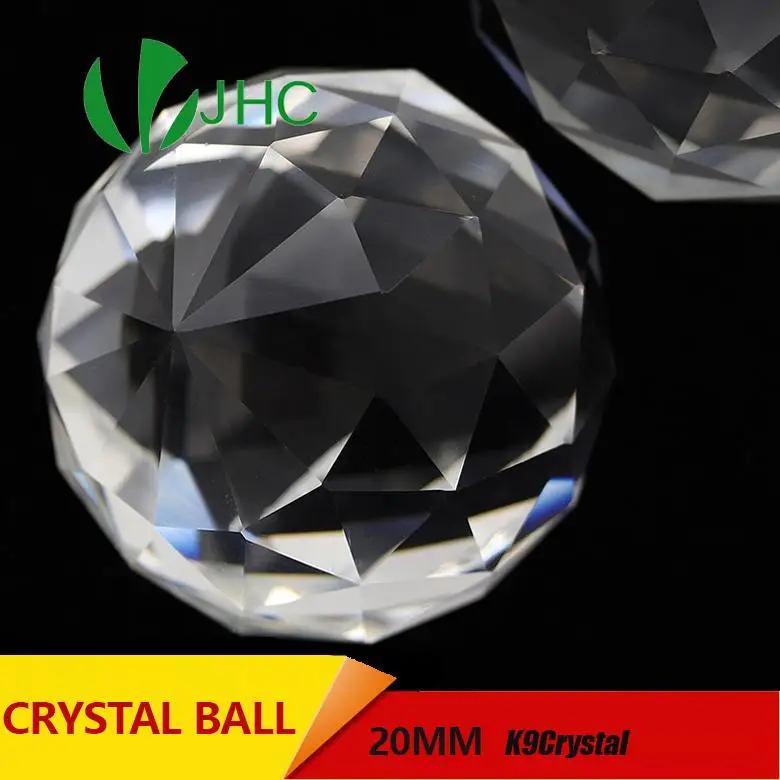 

20pcs/lot 20mm Glass crystals for chandeliers faceted hanging ball crystal drops for chandelier parts for home decoration