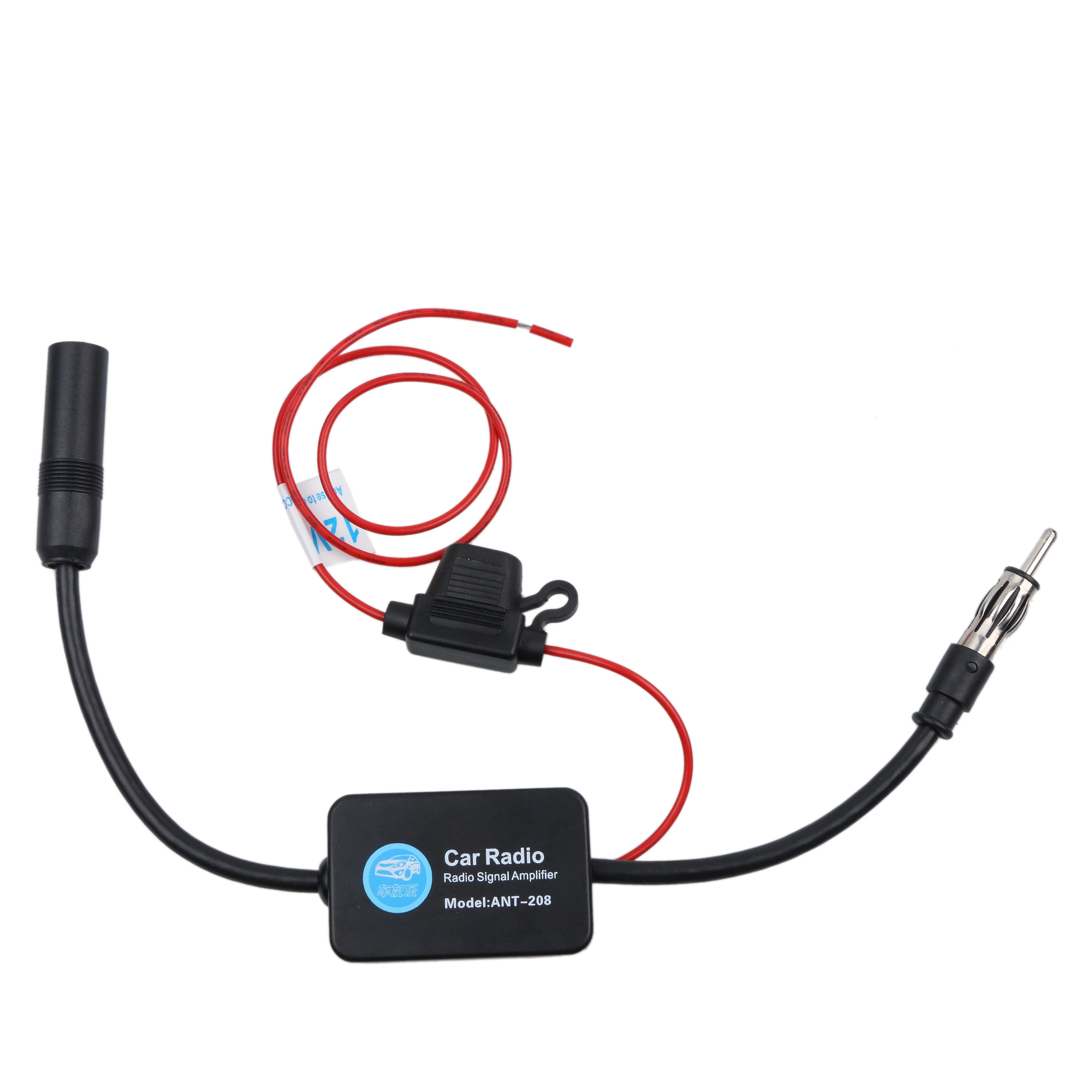 Amplificador de señal de Radio FM/AM para coche y barco, antena aérea automática, parabrisas, ANT-208, 12V