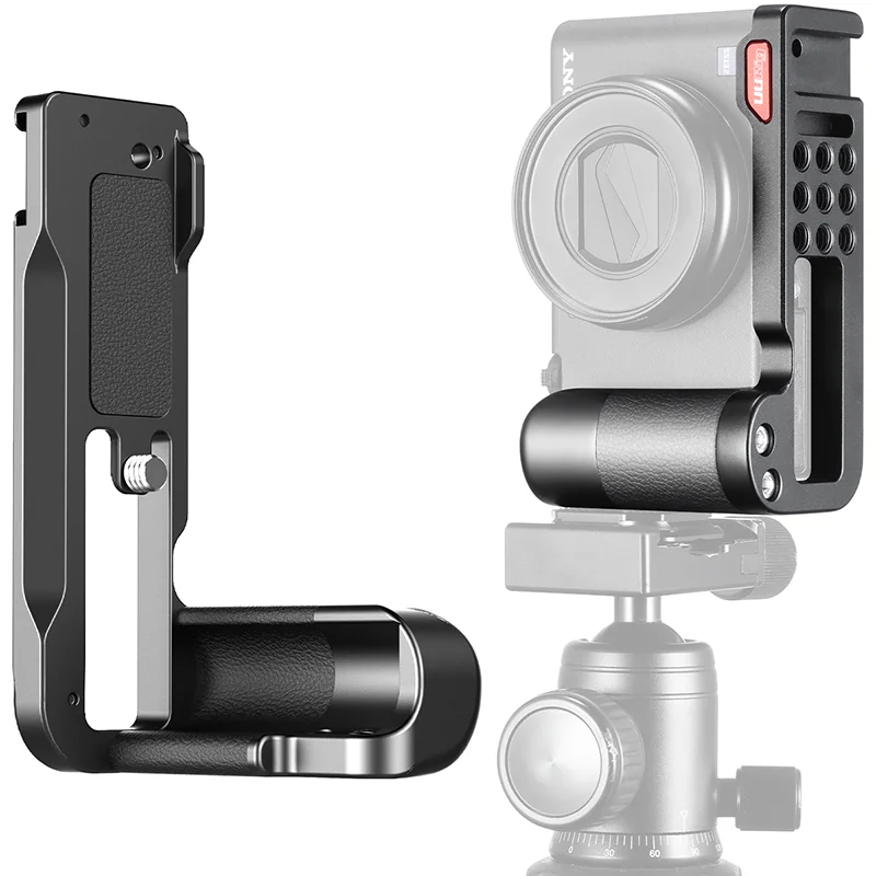 

UURig Sony ZV1 ZV-E10 Quick Release L Plate Verticale Shoot Hand Grip Mount Mic Video Light for Sony ZV1 ZV-E10 Camera ACC