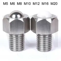 VEICHU VCN312/VCN313 Ball Rollers ,Stailess Steel ,Transfer Rollers,Hex Head ,Stud Type,M5 M6 M8 M10 M12 M16 M20 FACTORY PRICE